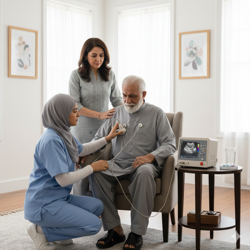 Portable ECHO Cardiography