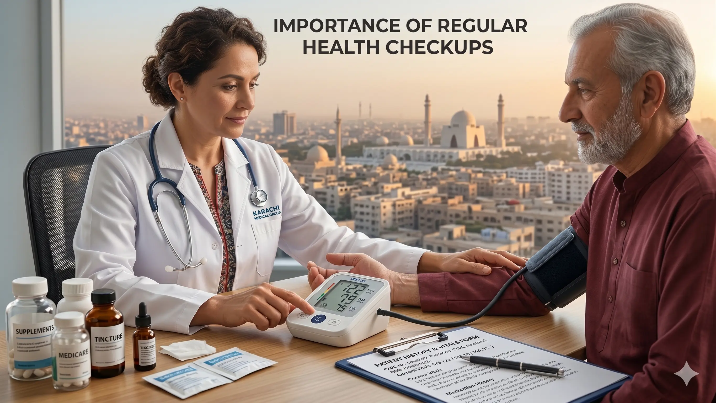 Importance of Regular Health Checkup & Monitoring at Home in Karachi