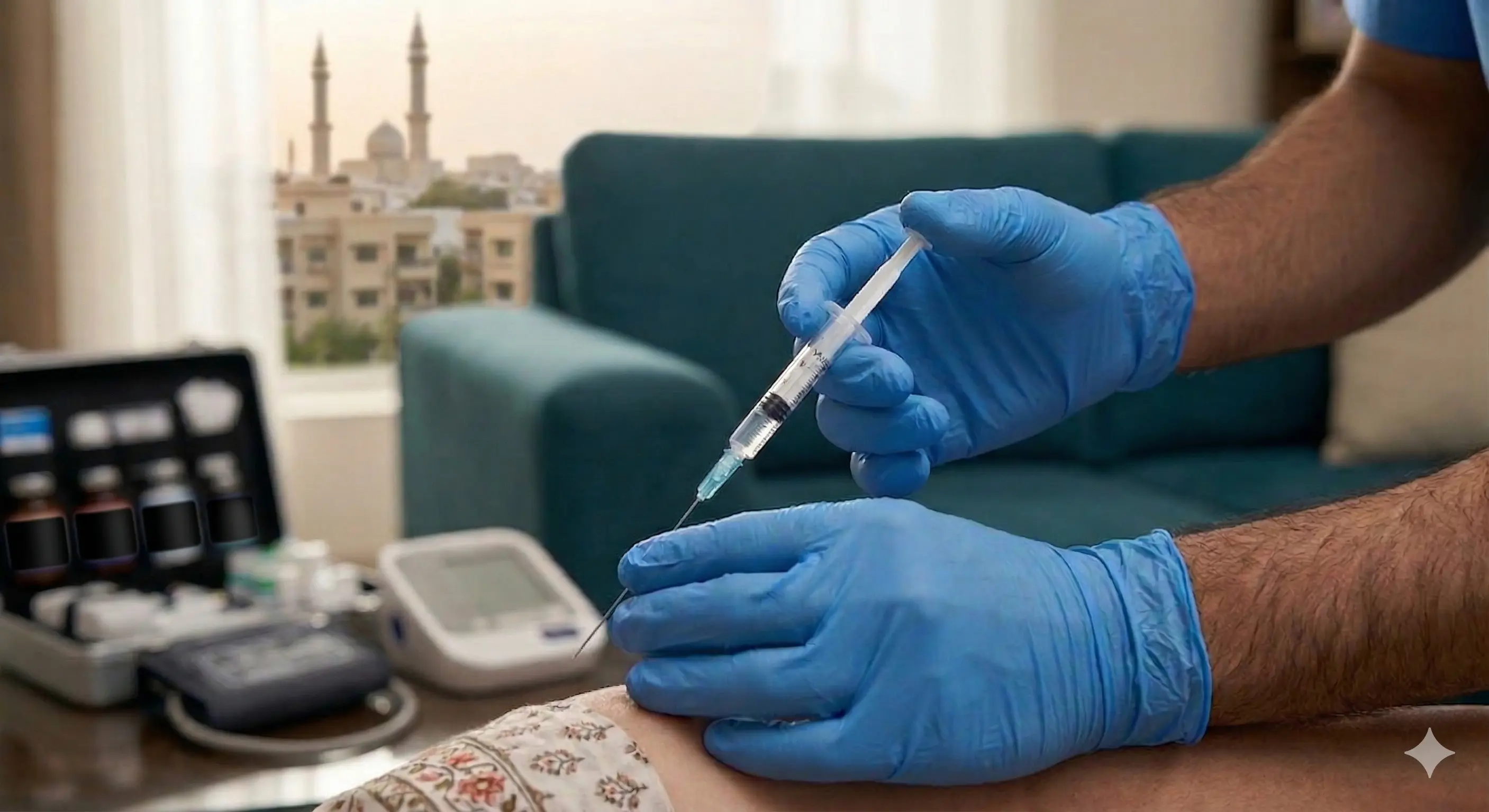 Injection Services at Home in Karachi | IV, IM & Cannula Care