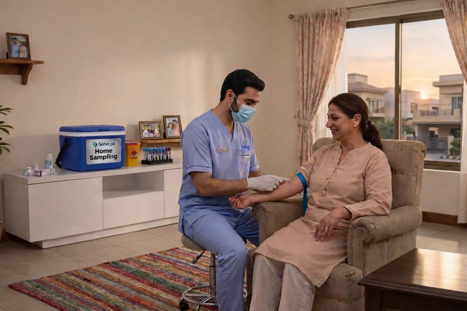 Lab Tests at Home in Karachi | Same Price, No Extra Charges